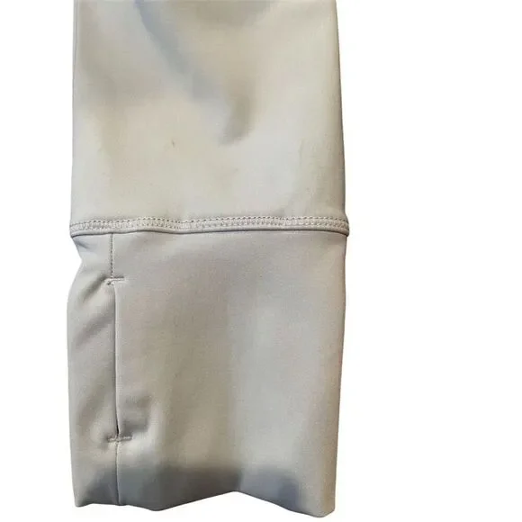 Avia Women's Track Jacket Size L Silver Sport-Wick Stretch Pullover - Picture 4 of 10